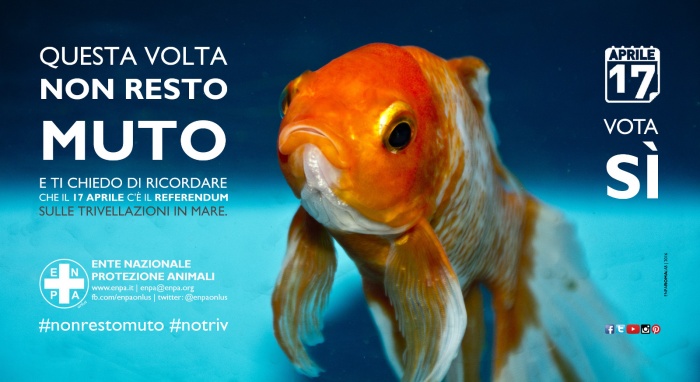 Il 17 aprile 2016 vota SI al Referendum Popolare per fermare le Trivelle