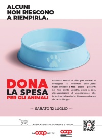 "Dona la spesa per gli amici animali"