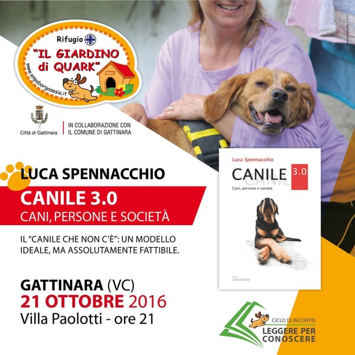 Ciclo di Incontri &quot;Leggere per conoscere&quot; - Luca Spennacchio presenta il suo ultimo libro &quot;Canile 3.0&quot;