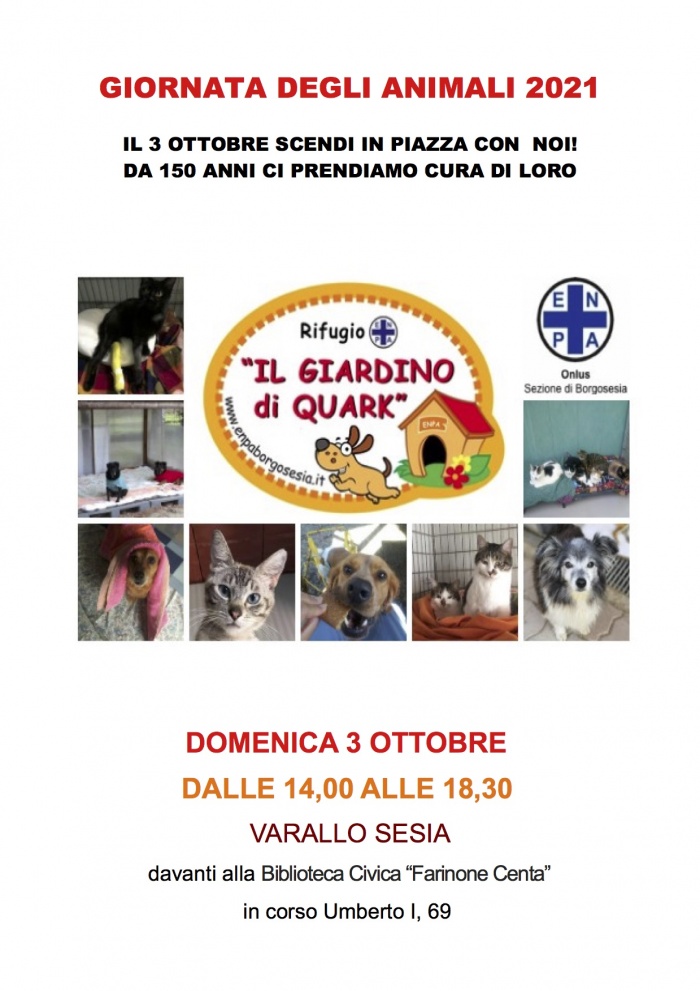 GIORNATE DEGLI ANIMALI 2021