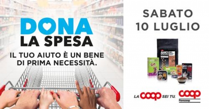 DONA LA SPESA PER GLI AMICI SPECIALI - SABATO 10 LUGLIO IPERCOOP DI BORGOSESIA