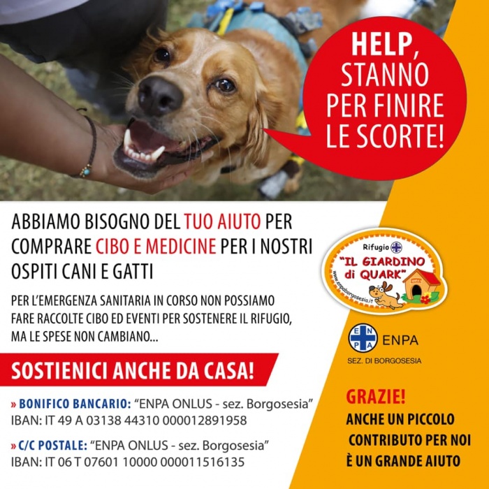 HELP, STANNO PER FINIRE LE SCORTE