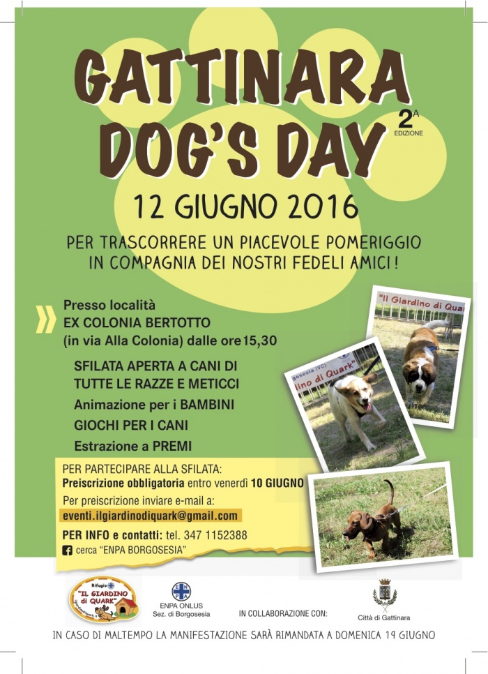 GATTINARA DOG'S DAY - 2° EDIZIONE