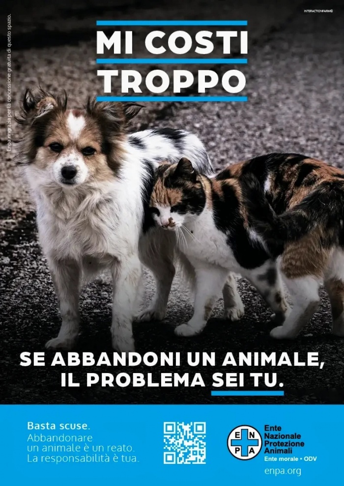 1 LUGLIO - GIORNATA NAZIONALE ENPA CONTRO L'ABBANDONO