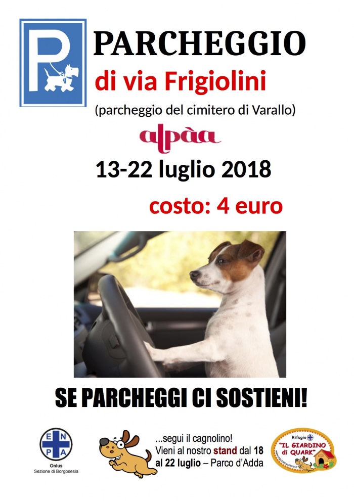 ALPA'A 2018 - Varallo 13-22 luglio - CI SIAMO ANCHE NOI!